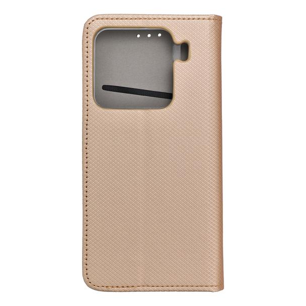 Etui z klapką na Xiaomi 15 PRO Smart Case Book złote