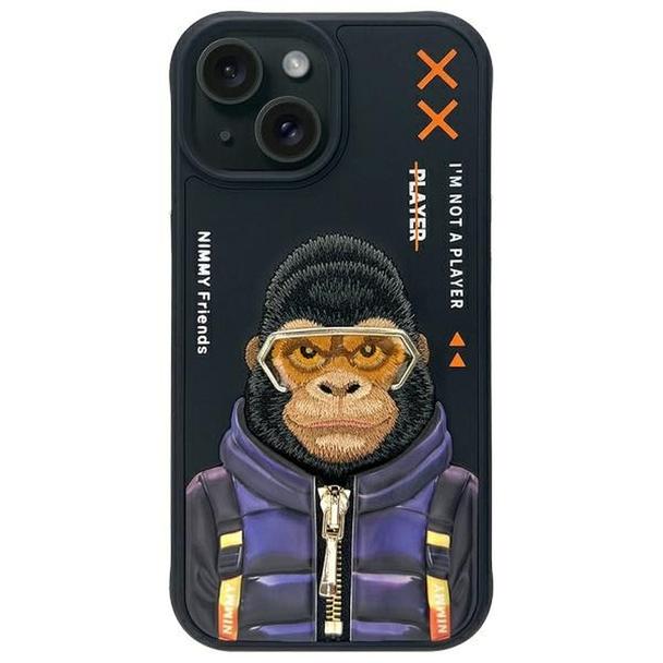 NIMMY futerał COOL&CUTE 2.0 Monkey do IPHONE 15 czarny
