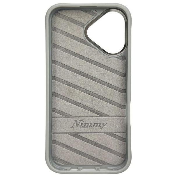 NIMMY futerał GLASSES COOL CAT do IPHONE 16 szary