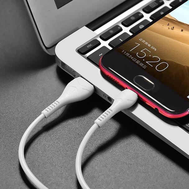 Kabel USB A do Micro USB Hoco 1 m X37 biały