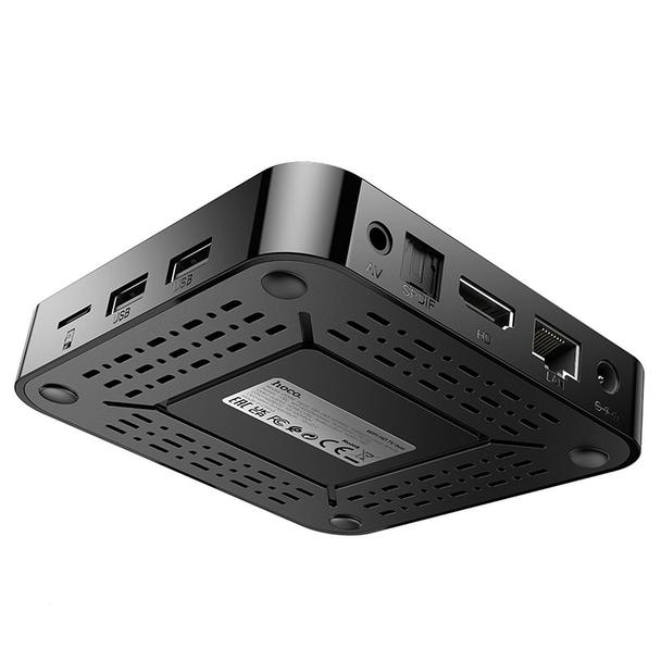 TV box Hoco WiFi 4K Android DQ08 czarny