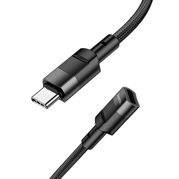 Adapter OTG USB C do USB C Hoco 3A 1,2 m U107 czarny