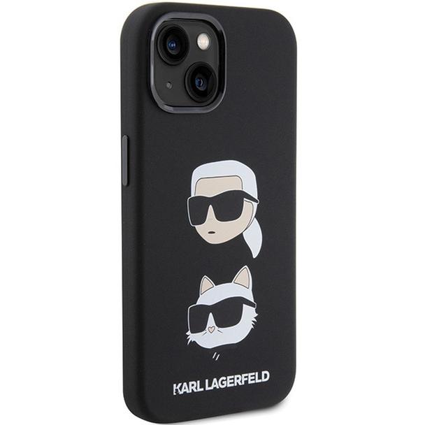 KARL LAGERFELD futerał do IPHONE 15 KLHCP15SSDHKCNK (Silicone KC) czarny