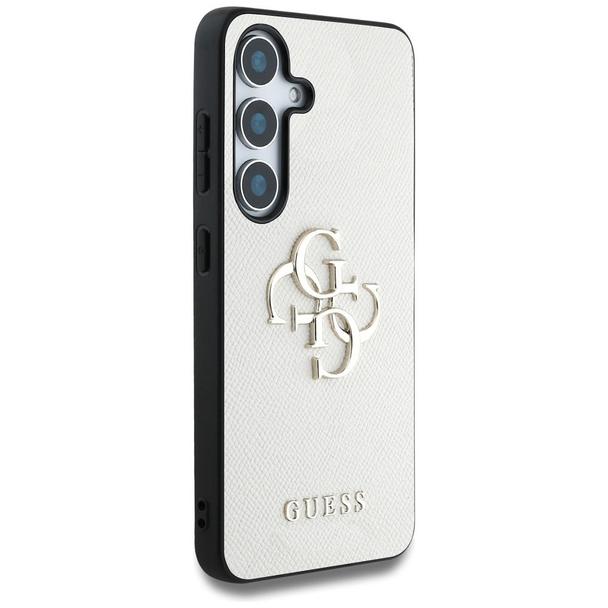GUESS futerał do SAMSUNG S25 GUHCS25SPGT4MBE (PU Grained Big 4G and Classic Logo) beżowy