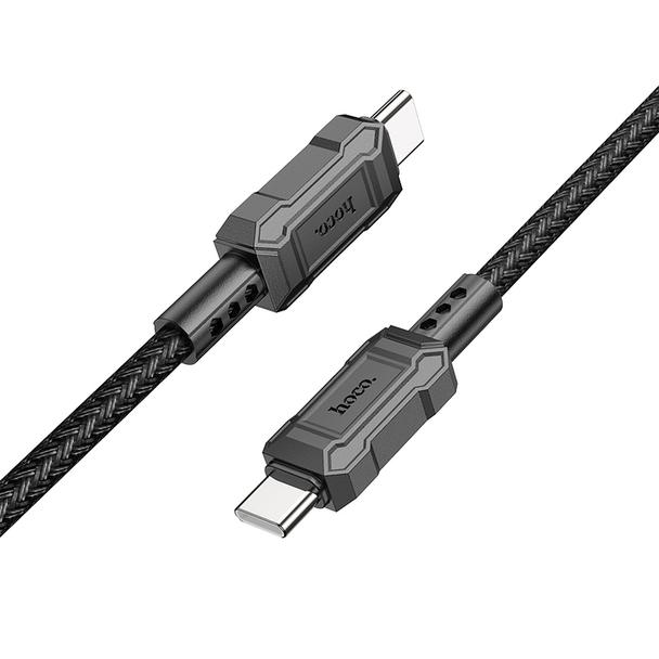 Kabel USB C do USB C Hoco PD 3A 60W 1 m X94 czarny