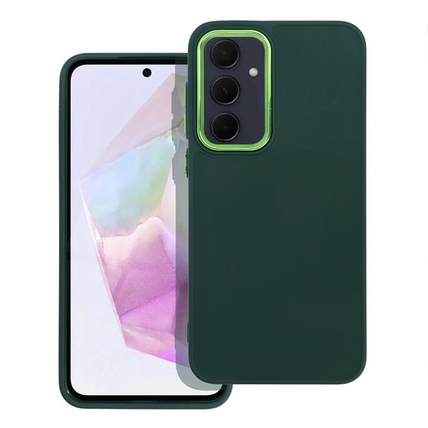 Futerał do Samsung A35 5G Frame zielony