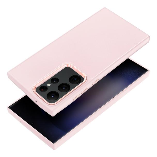 Futerał do Samsung S23 ULTRA Frame pudrowy róż