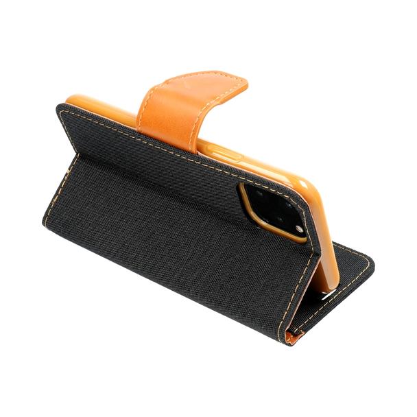 Etui z klapką na Samsung A35 5G Canvas Book czarne