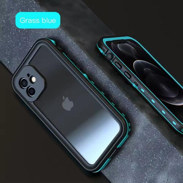 Futerał do iPhone 12 wodoodporny Shellbox DOT czarny