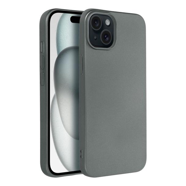 Futerał do iPhone 15 PLUS Metallic szary