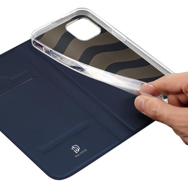 DUX DUCIS kabura SKIN PRO do IPHONE 15 Plus niebieska
