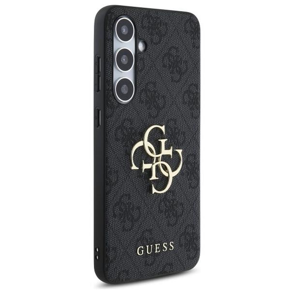 GUESS futerał do SAMSUNG S24 FE GUHCS24FE4GMGGR (HC PU 4G Big Metal Logo) szary