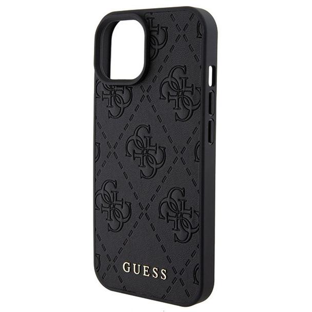 GUESS futerał do IPHONE 15 GUHCP15SP4EPMK (Quilted 4G Classic) czarny