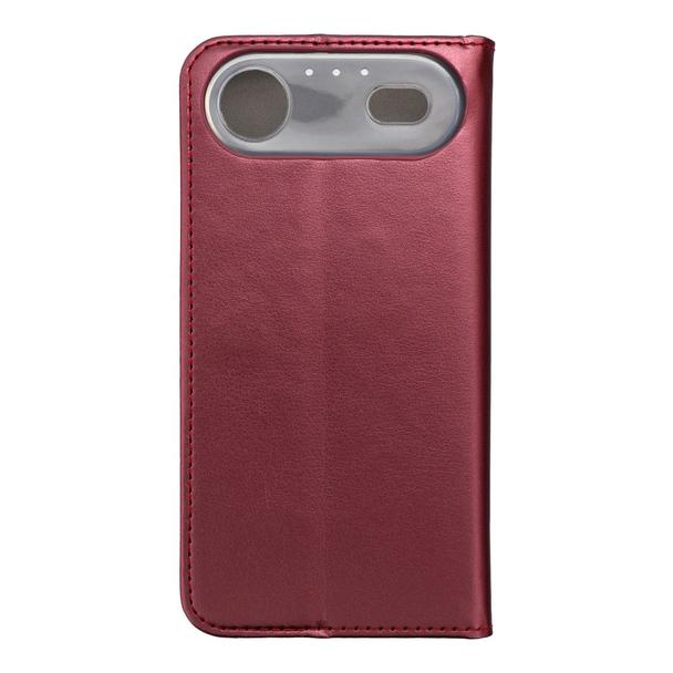Etui z klapką na iPhone 17 AIR Smart Magneto burgundowe