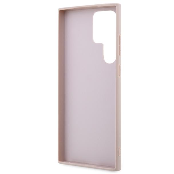 GUESS futerał do SAMSUNG S24 Ultra GUHCS24L4GMGPI (Leather 4G Metal Logo) różowy