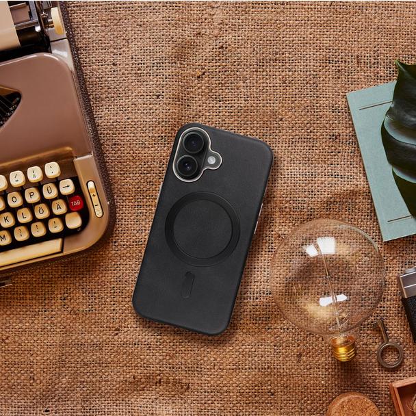Futerał do iPhone 12 Gentleman Mag Cover zgodny z MagSafe czarny
