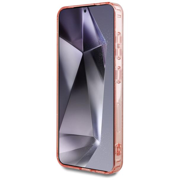 GUESS futerał do SAMSUNG S25 GUHMS25SH4PYEEP (Magnetic IML Peony on 4G Background) różowy
