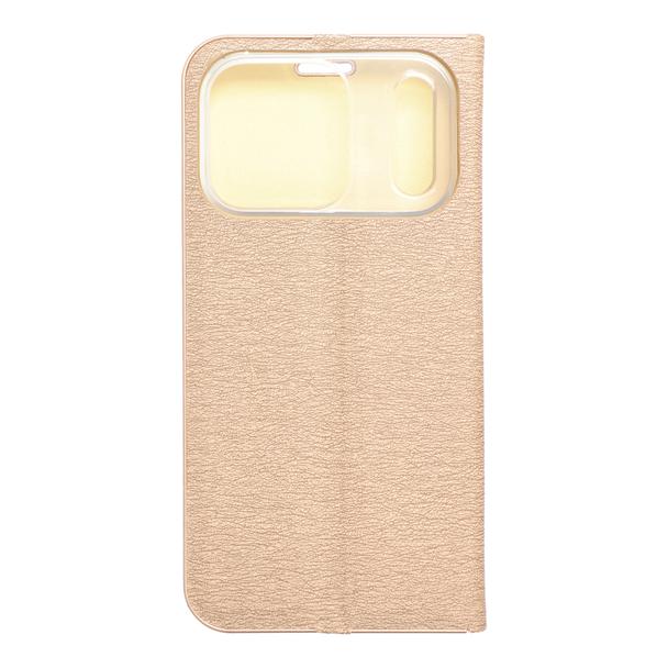 Etui z klapką na iPhone 17 PRO Luna Book Gold złote