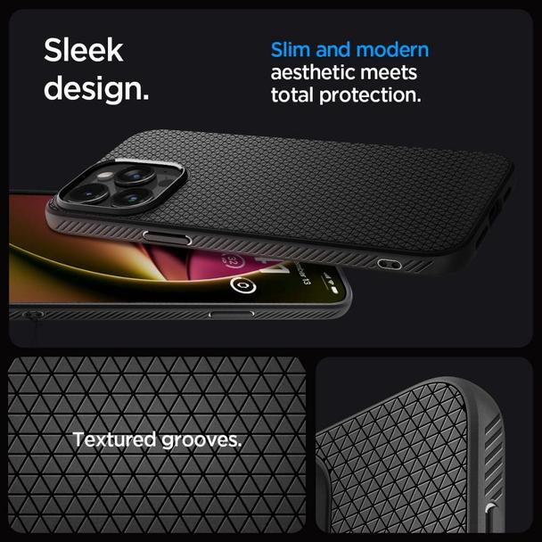 SPIGEN futerał LIQUID AIR do IPHONE 15 Pro Max matte black