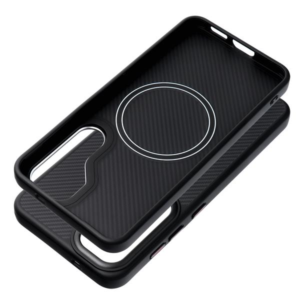 Etui na Samsung S26 Carbon Elite Mag Cover zgodny z MagSafe czarny