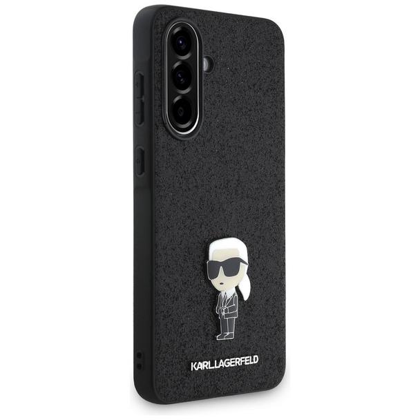 KARL LAGERFELD futerał do SAMSUNG A36 KLHCSA36GKNPSK (Fixed Glitter W/ Ikonik Metal Pin) czarny