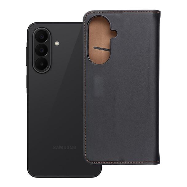 Etui z klapką na Samsung A27 Smart Pro Book skórzane czarne