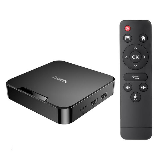 TV box Hoco WiFi 4K Android DQ08 czarny
