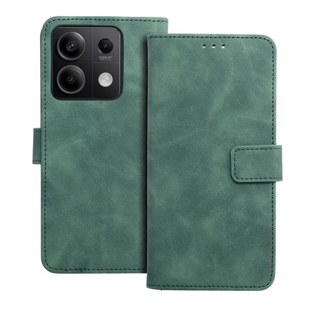 Etui z klapką na Xiaomi Redmi NOTE 13 5G Tender Book zielone