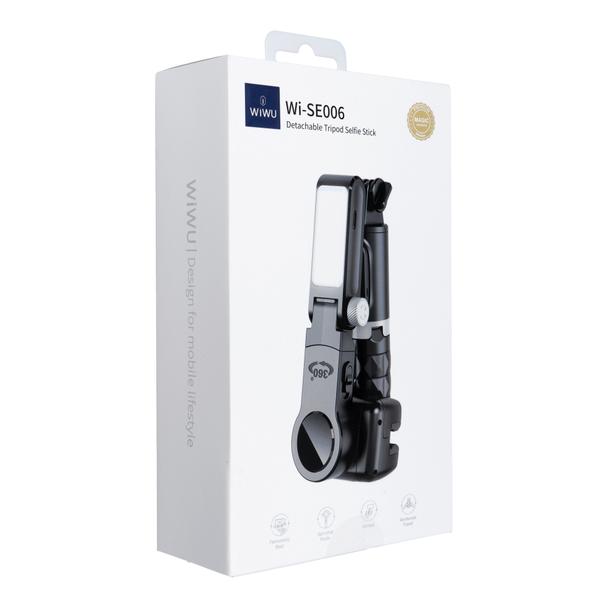 WiWU - Selfie stick Wi-SE006 z funcją tripoda, stabilizacji obrazu i auto śledzenia