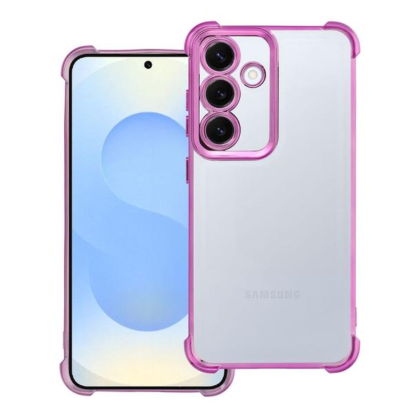 Futerał do Samsung S25 Antishock Electro purpurowy