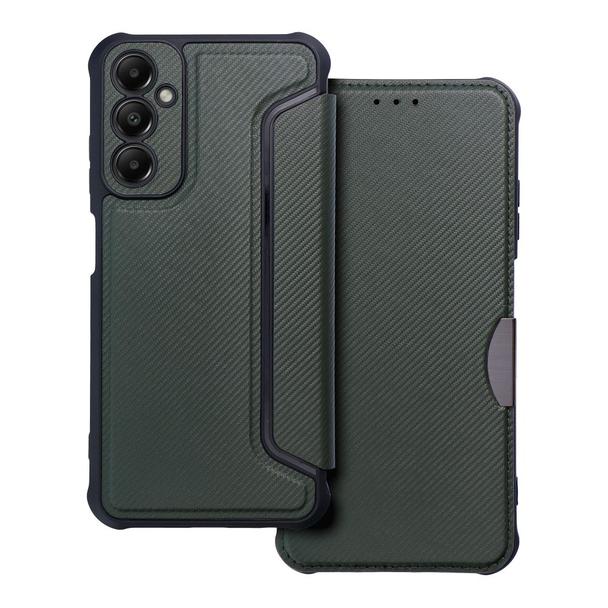 Etui z klapką na Samsung A05s Razor Book ciemnozielone