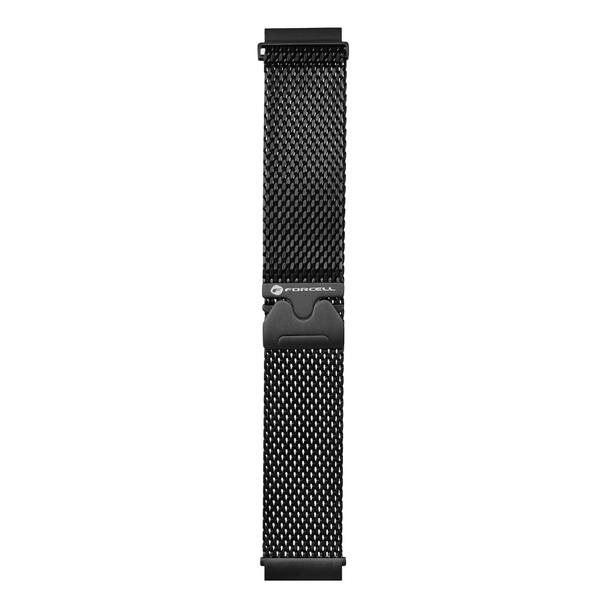 Pasek do Samsung Galaxy Watch Forcell F-Design FS10 magnetyczny stal 22 mm czarny