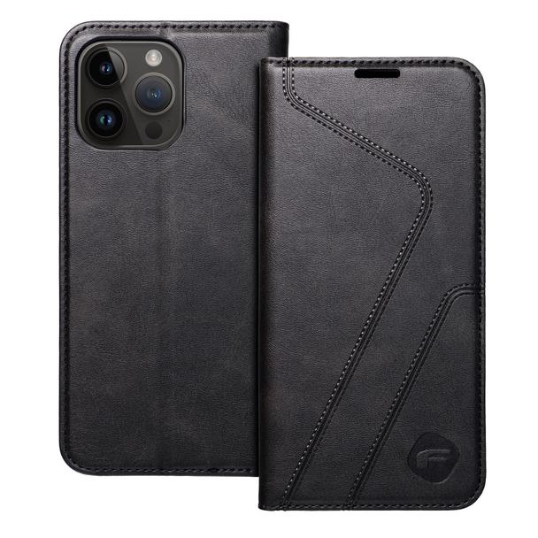 Pokrowiec na iPhone 14 PRO MAX Forcell F-Protect RFID Blocker Book czarny