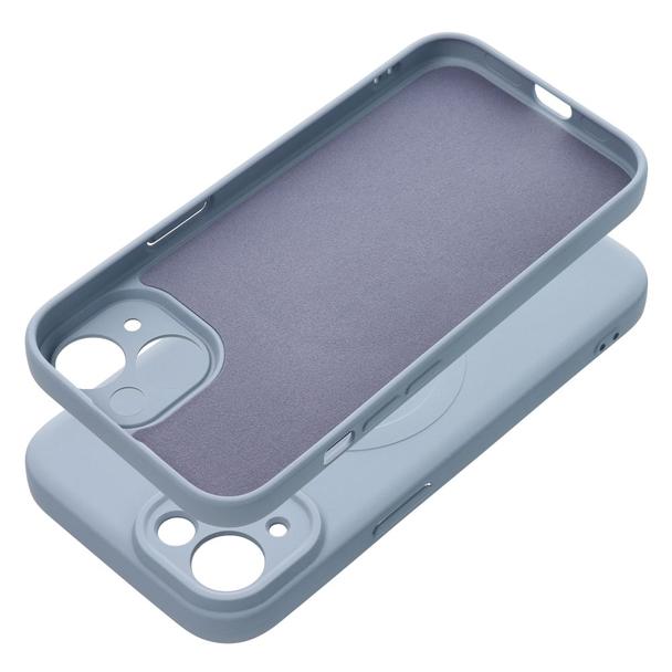 Futerał do iPhone 15 Silicone Mag Cover zgodny z MagSafe jasnoniebieski