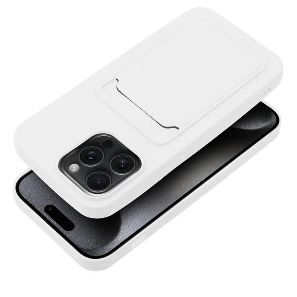 Futerał do iPhone 15 PRO MAX Card Case biały