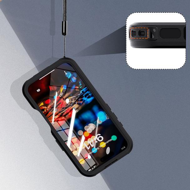 Futerał do iPhone 16 Shellbox GT wodoodporny zgodny z MagSafe czarny