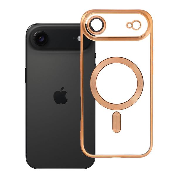 Futerał do iPhone 17 AIR Electro Mag Cover zgodny z MagSafe złoty