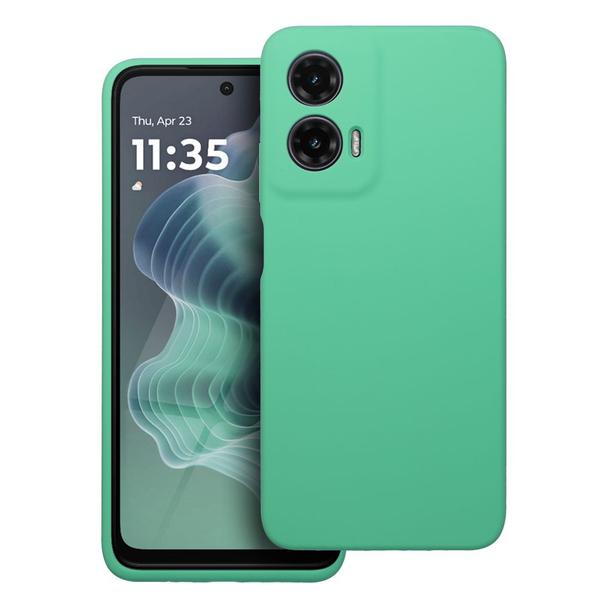 Futerał do Motorola G35 5G Silicone 2mm miętowy