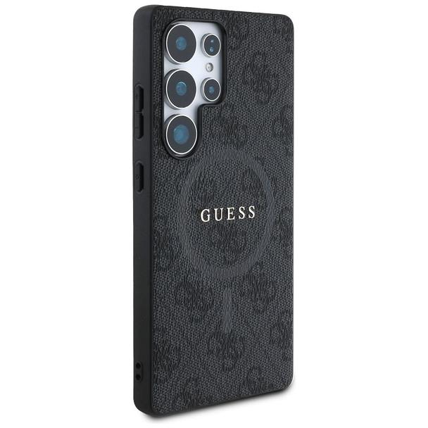 GUESS futerał do SAMSUNG S25 Ultra GUHMS25LG4GFRK (Magnetic PU 4G Ring Classic Logo) czarny
