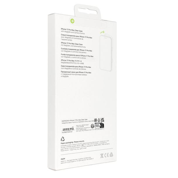 iPhone 17 Pro Max Clear Case with MagSafe 0INT