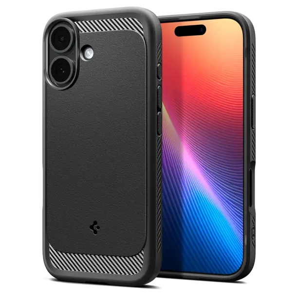 SPIGEN futerał RUGGED ARMOR MAG kompatybilny z MagSafe do IPHONE 17 matte black