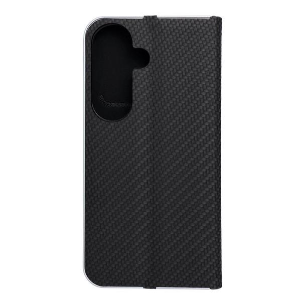 Etui z klapką na Samsung S26 Luna Book Carbon czarne