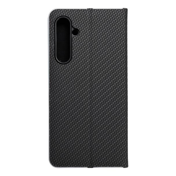 Etui z klapką na Samsung S23 FE Luna Book Carbon czarne