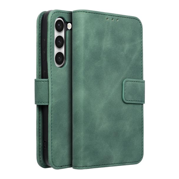 Etui z klapką na Samsung S23 Tender Book zielone