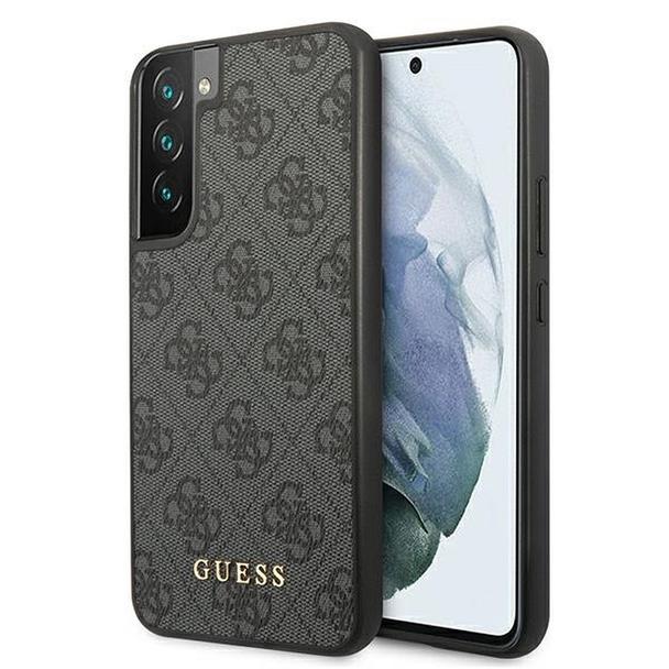 GUESS futerał do SAMSUNG S22 GUHCS22SG4GFGR (4G Metal Gold Logo) szary