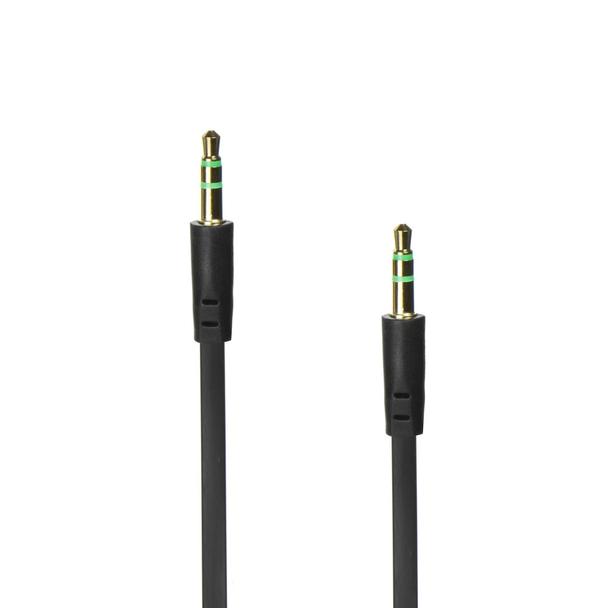 Kabel AUX Jack 3,5 mm (męski) do Jack 3,5 mm (męski) BOX 1m czarny