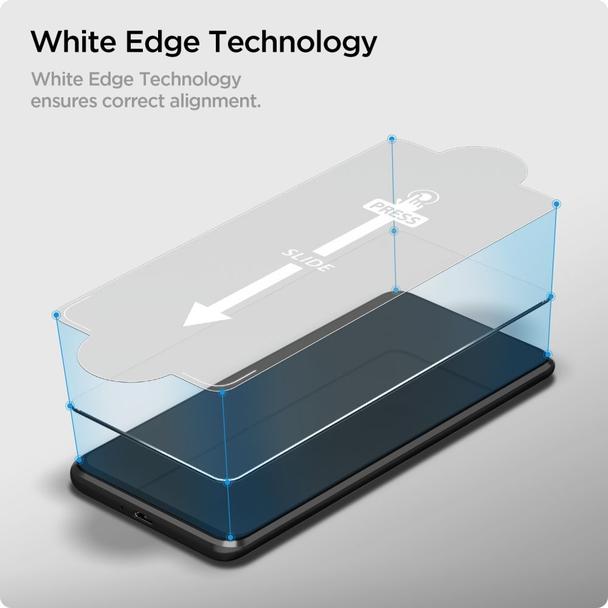 SPIGEN szkło hartowane GLAS.TR"EZ FIT" 2-pack do SAMSUNG M54 5G transparent