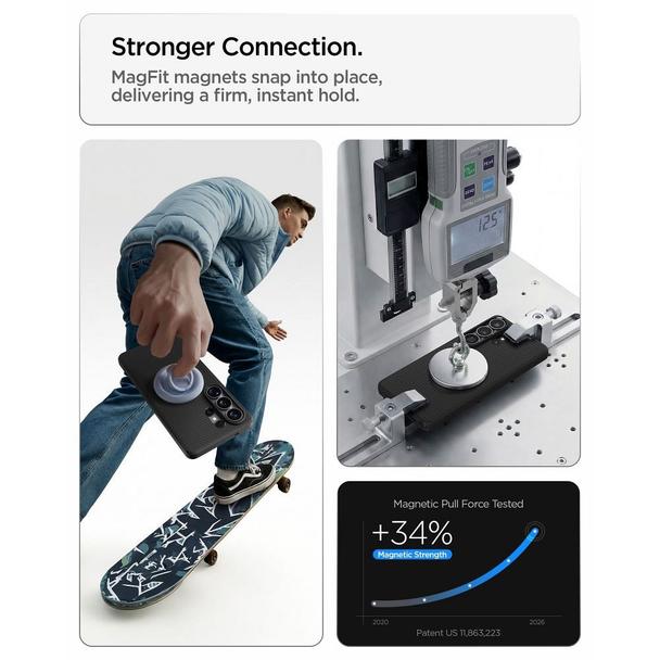 SPIGEN futerał LIQUID AIR MAG kompatybilny z MagSafe do SAMSUNG S26 Ultra matte black