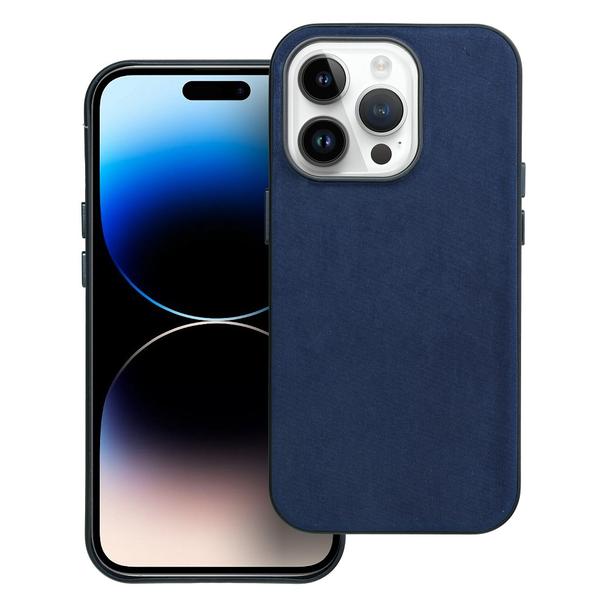 Futerał do iPhone 14 PRO Woven Mag Cover zgodny z MagSafe niebieski