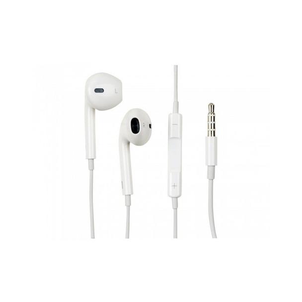 Oryginalne Słuchawki przewodowe douszne Apple A1472 EarPods MNHF2ZM/A 3,5mm blister białe